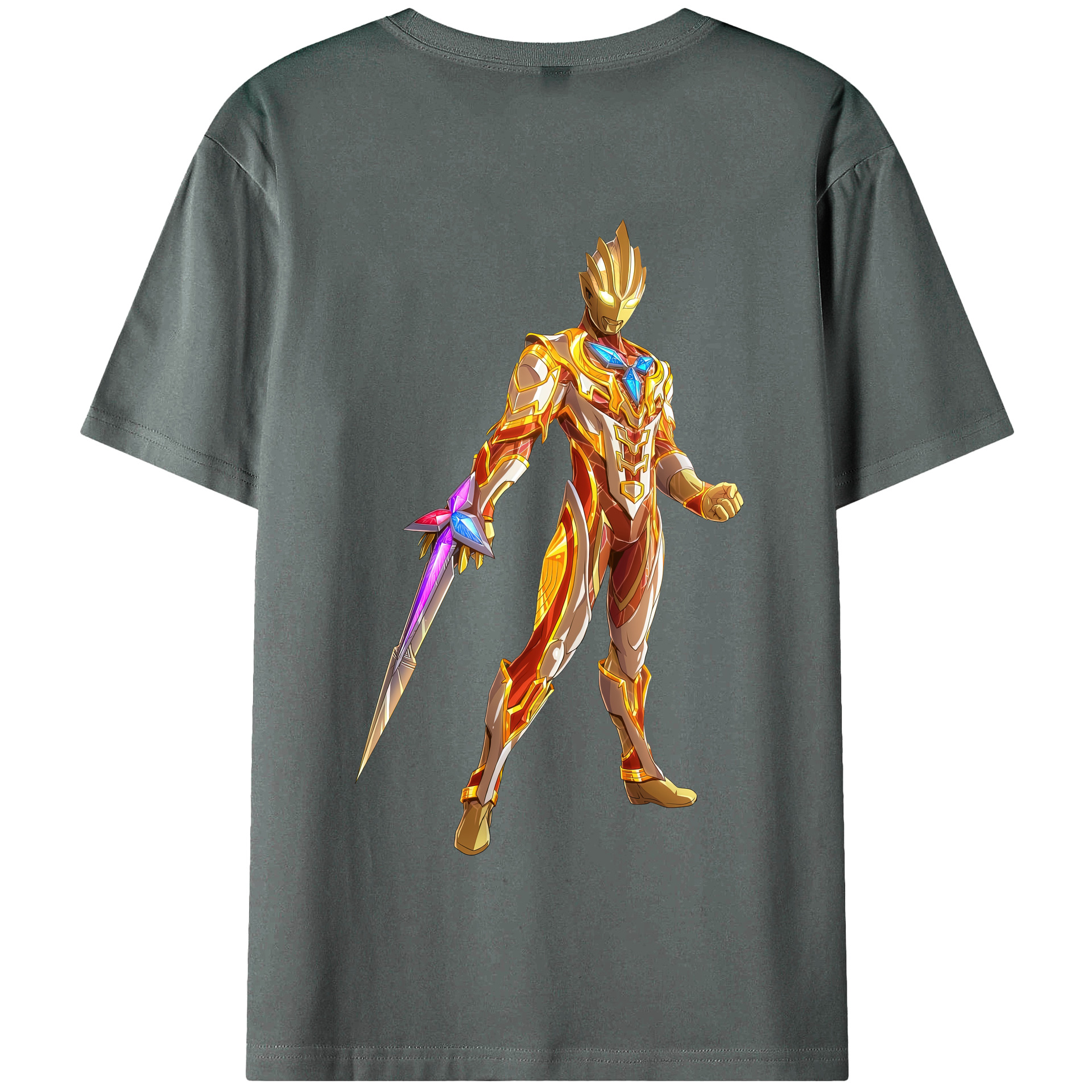 （画像用） ウルトラマン Ultraman 綿100％半袖Tシャツ（背面プリント）